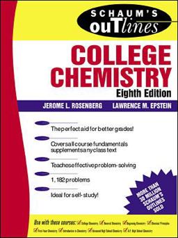 Schaum's Outline of College Chemistry 8th 9780070537095 Front Cover