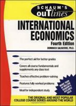 Schaum's Outline of International Economics 4th 9780070549500 Front Cover