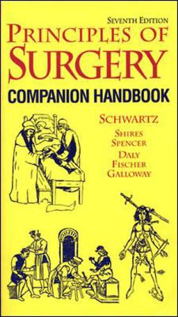 Principles of Surgery, Companion Handbook 7th 9780070580855 Front Cover