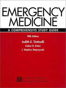 Emergency Medicine : A Comprehensive Study Guide 5th 9780070653511 Front Cover