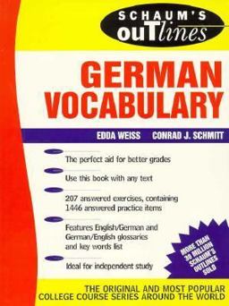 Schaum's Outline of German Vocabulary