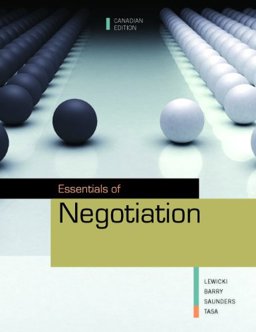 Essentials of Negotiation 1st 2010 9780070979963 Front Cover
