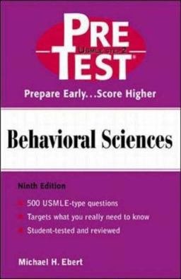 Behavioral Sciences Pretest