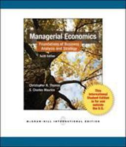 Managerial Economics 10th 9780071221207 Front Cover