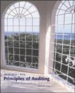 Principles of Auditing and Other Assurance Services Principles of Auditing and Other Assurance Services