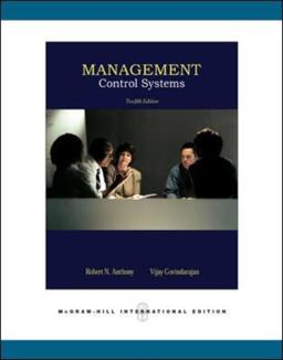 Management Control Systems Management Control Systems