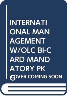 International Management: Culture, strategy, and behavior  9780071257084 Front Cover