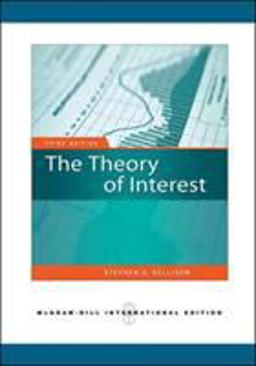 Theory of Interest 2008 9780071276276 Front Cover