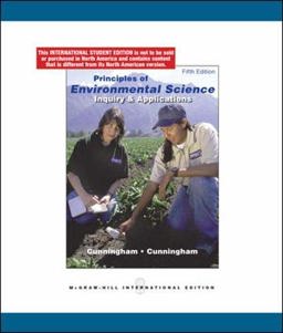 Principles of Environmental Science 5th 2008 9780071284486 Front Cover