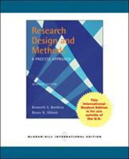 Research Design and Methods 2007 9780071287500 Front Cover