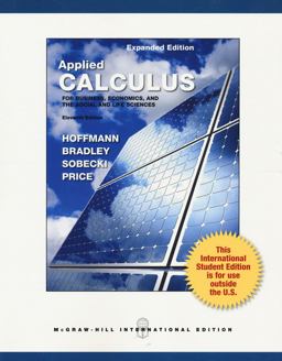 Applied Calculus for Business, Economics and the Social and Life Sciences