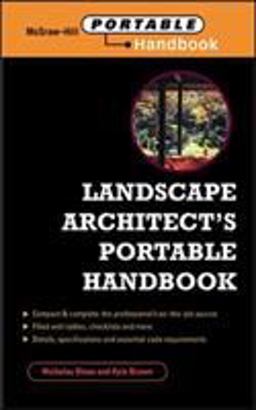 Landscape Architect's Portable Handbook  9780071344227 Front Cover
