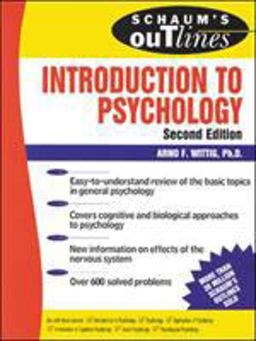 Schaum's Outline of Introduction to Psychology 2nd 9780071347099 Front Cover