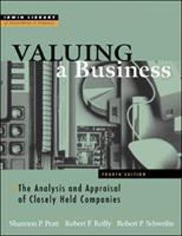 Valuing a Business, 4th Edition 4th 9780071356152 Front Cover