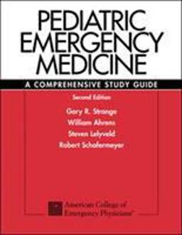 Pediatric Emergency Medicine A Comprehensive Study Guide 2nd 9780071369794 Front Cover