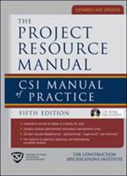 Project Resource Manual (PRM) CSI Manual of Practice, 5th Edition 5th 9780071370042 Front Cover