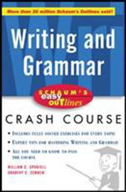 Schaum's Easy Outline of Writing and Grammar  9780071372077 Front Cover