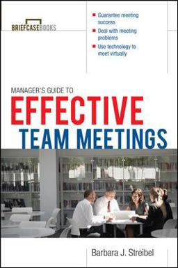 Manager's Guide to Effective Meetings  9780071391344 Front Cover