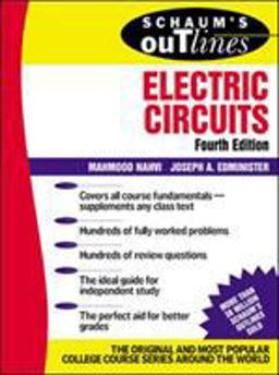 Schaum's Outline of Electric Circuts 4th 9780071393072 Front Cover