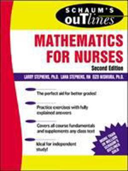 Schaum's Outline of Mathematics for Nurses 2nd 9780071400220 Front Cover