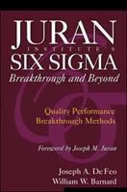 Juran Institute's Six Sigma Breakthrough and Beyond Quality Performance Breakthrough Methods  9780071422277 Front Cover