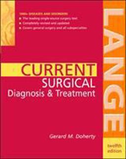 Current Surgical Diagnosis and Treatment 12th 9780071423151 Front Cover