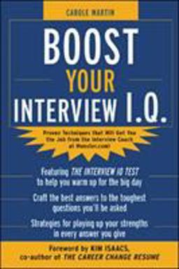 Boost Your Interview IQ  9780071425476 Front Cover