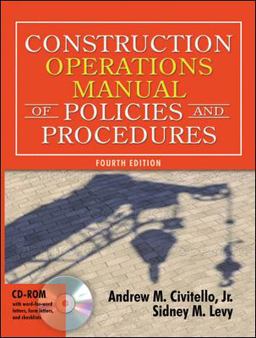 Construction Operations Manual of Policies and Procedures 4th 9780071432191 Front Cover