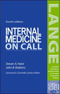 Internal Medicine on Call 4th 9780071439022 Front Cover