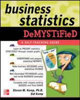 Business Statistics Demystified  9780071440240 Front Cover