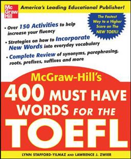 400 Must-Have Words for the TOEFL  9780071443289 Front Cover