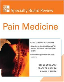 McGraw-Hill Specialty Board Review Pain Medicine  9780071443449 Front Cover