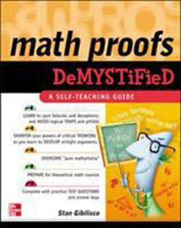Math Proofs Demystified  9780071445764 Front Cover
