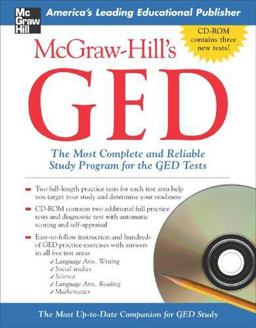 GED The Most Complete and Reliable Study Program for the GED Tests  9780071451994 Front Cover