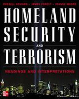 Homeland Security and Terrorism Readings and Interpretations  9780071452823 Front Cover