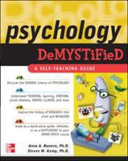 Psychology Demystified  9780071460309 Front Cover