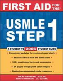 First Aid for the USMLE Step 1: 2006 A Student to Student Guide 16th 9780071461153 Front Cover