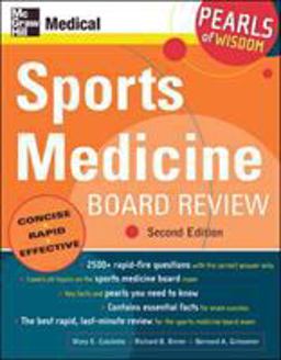 Sports Medicine Board Review Pearls of Wisdom 2nd 9780071464529 Front Cover