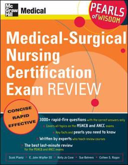 Medical-Surgical Nursing Certification Exam Review: Pearls of Wisdom  9780071470407 Front Cover