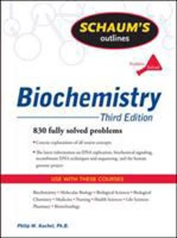 Schaum's Outline of Biochemistry, Third Edition 3rd 9780071472272 Front Cover