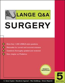 Lange Q&amp;a Surgery, Fifth Edition 5th 9780071475662 Front Cover