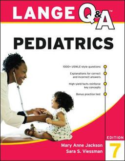 LANGE Q&amp;a Pediatrics, Seventh Edition 7th 9780071475686 Front Cover