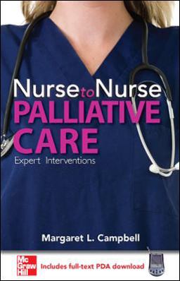 Nurse to Nurse Palliative Care  9780071493239 Front Cover
