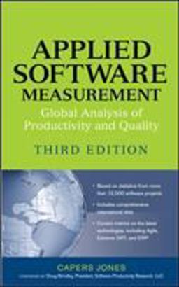 Applied Software Measurement Global Analysis of Productivity and Quality 3rd 9780071502443 Front Cover