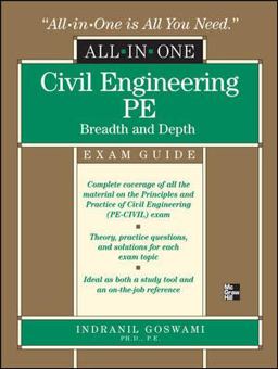 Civil Engineering All-In-One PE Exam Guide: Breadth and Depth Breadth and Depth  9780071502658 Front Cover