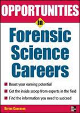Opportunities in Forensic Science 2nd 9780071545334 Front Cover