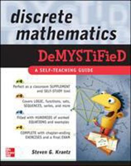 Discrete Mathematics DeMYSTiFied  9780071549486 Front Cover