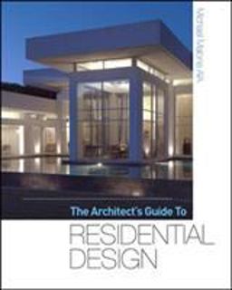 Architect's Guide to Residential Design  9780071605632 Front Cover