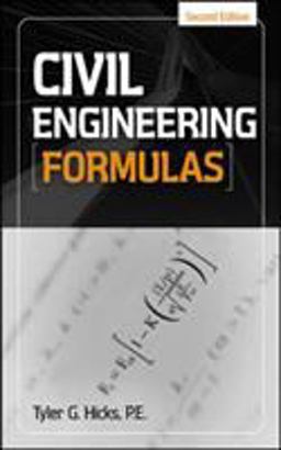 Civil Engineering Formulas 2nd 9780071614696 Front Cover
