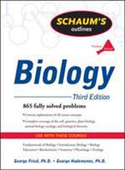 Schaum's Outline of Biology, Third Edition 3rd 9780071625616 Front Cover